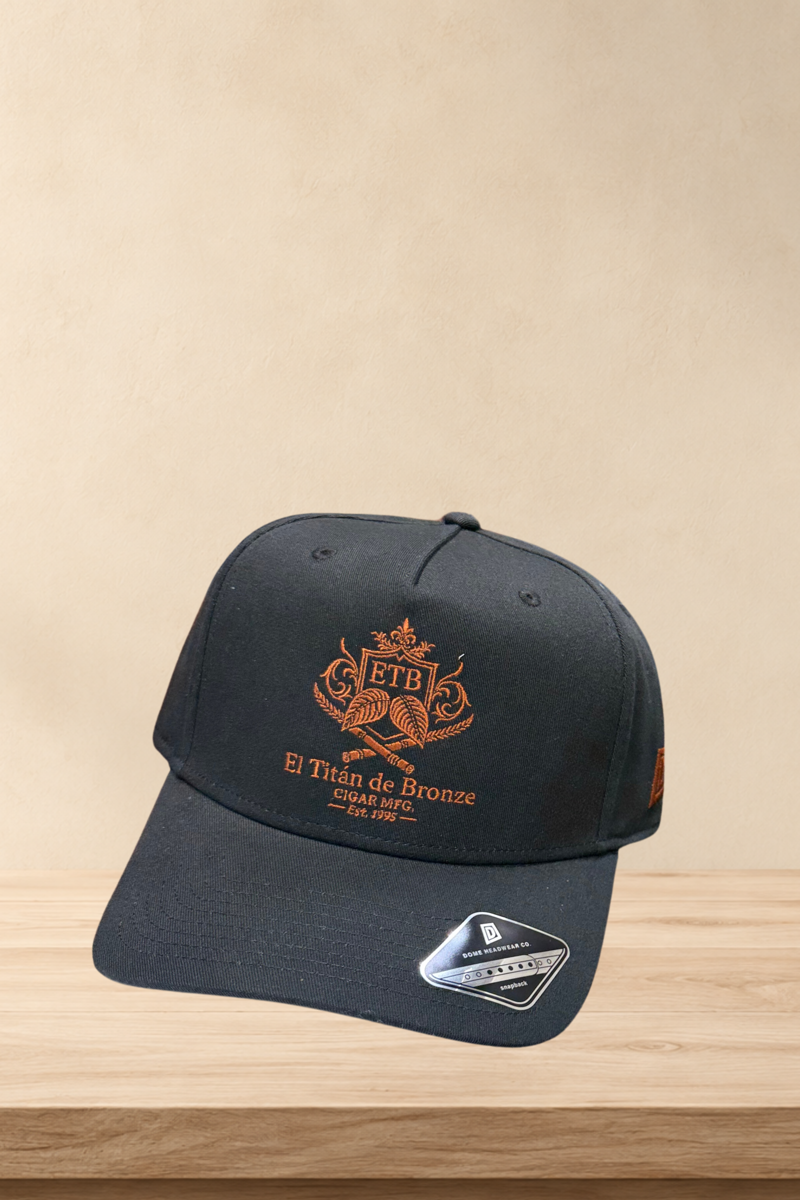 ETB Black Snapback Cap