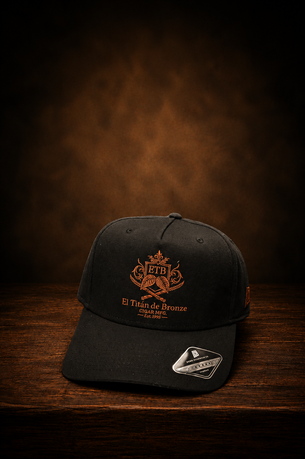 ETB Black Snapback Cap