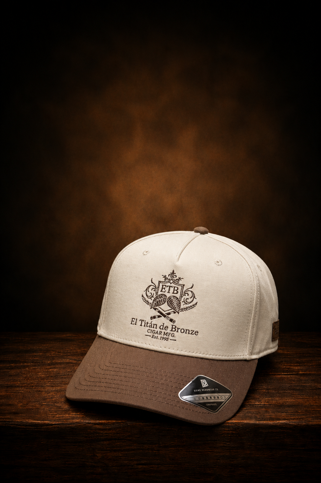 ETB Cream Snapback Cap