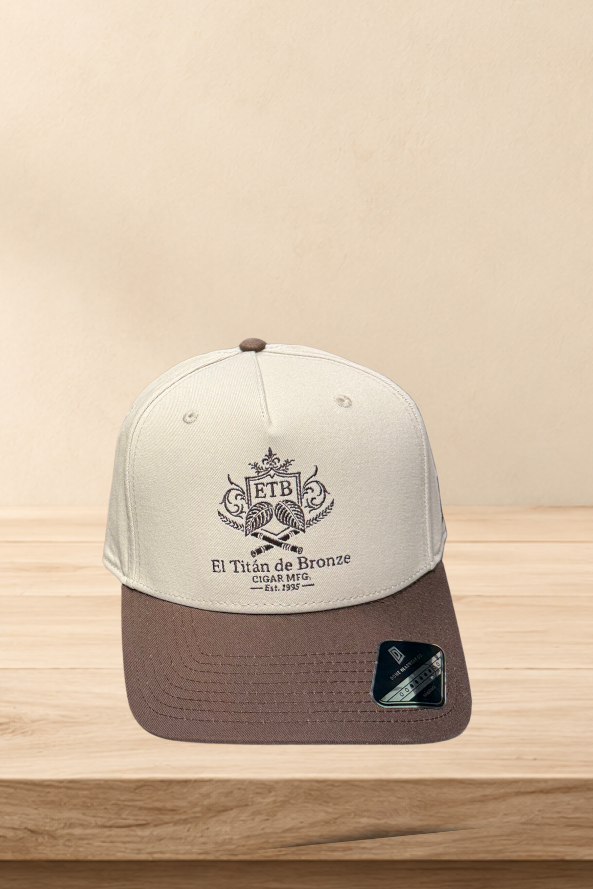 ETB Cream Snapback Cap