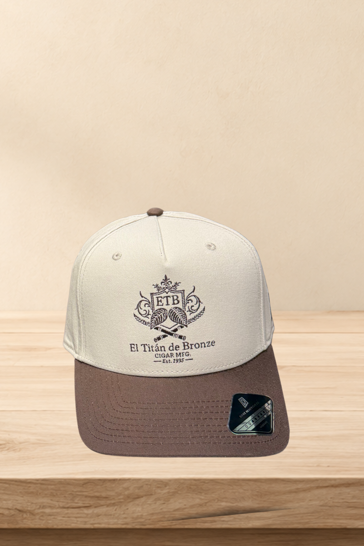 ETB Cream Snapback Cap