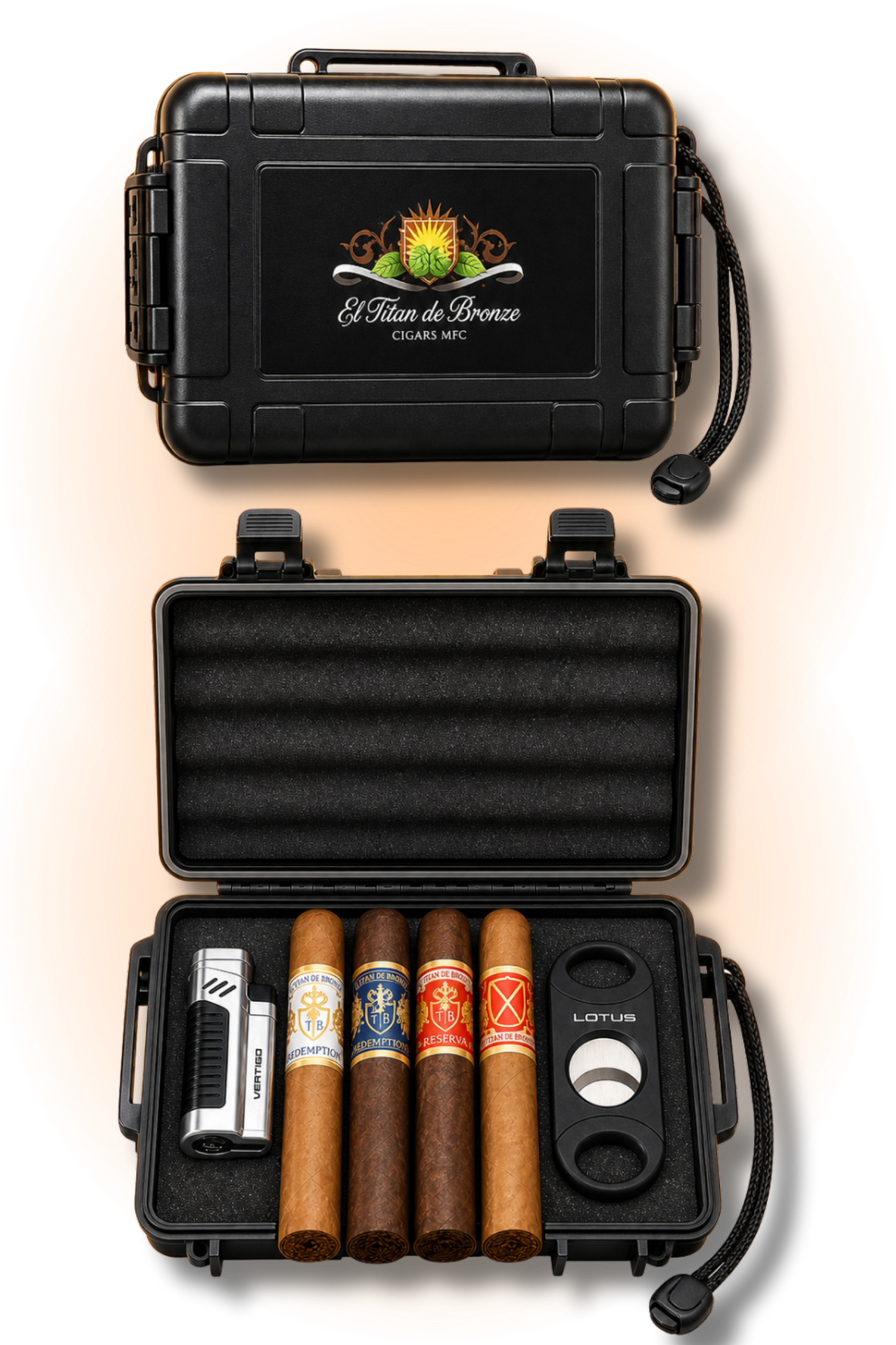 El Titan de Bronze Cigar + Accessories Gift Set