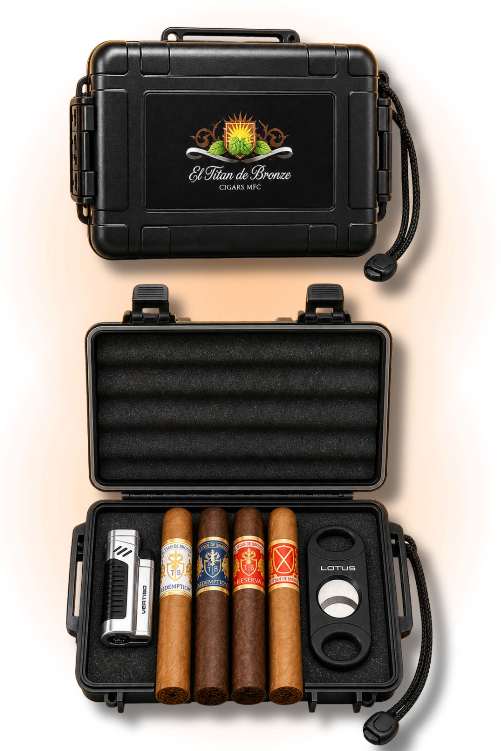 El Titan de Bronze Cigar + Accessories Gift Set