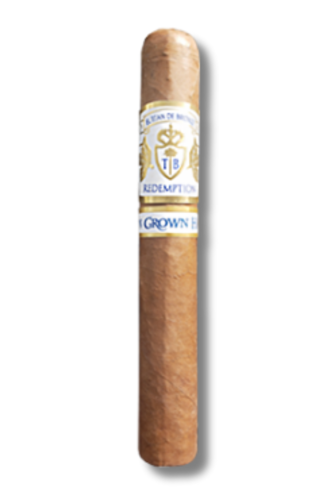 El Titan de Bronze Redemption Sun Grown Robusto cigar showcasing a compact, full-flavored build with a sun grown wrapper, precise triple cap, and artisanal hand-rolled detail