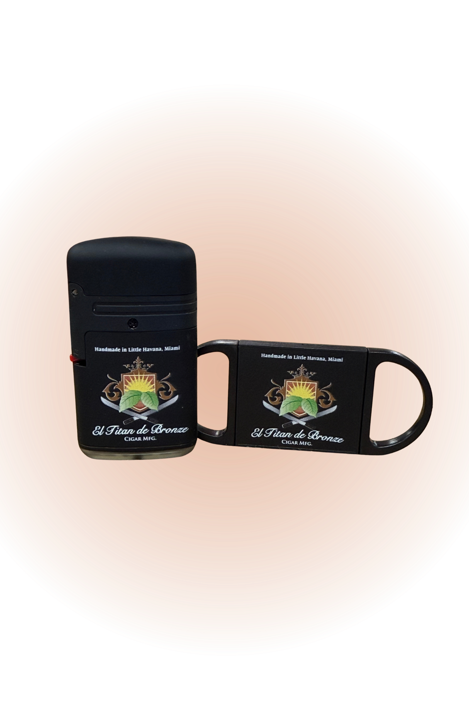 El Titan de Bronze- Vertigo Norseman & Lil' Bro Cigar Cutter/Lighter Gift Set